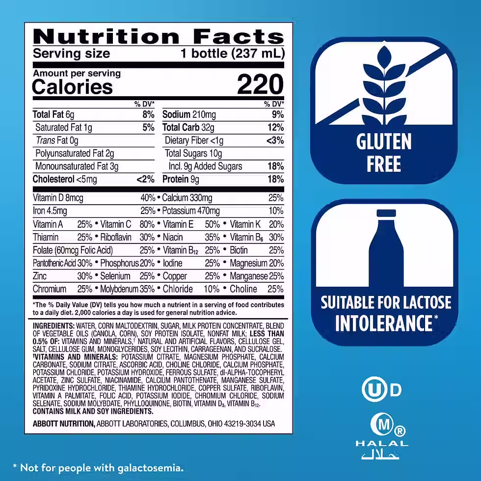 Miniatura: Ensure Original Nutrition Shake, Vanilla 8 fl. oz., 24 ct