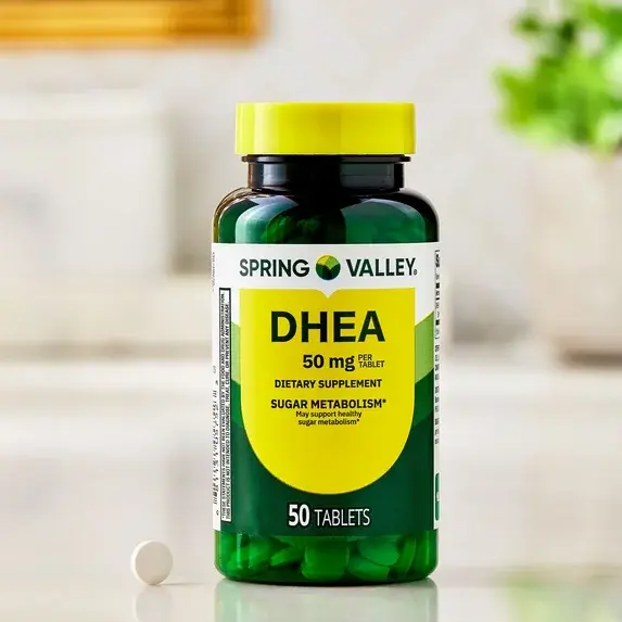 Miniatura: Spring Valley DHEA 50mg Tablets, Dietary Supplement, 50 Count