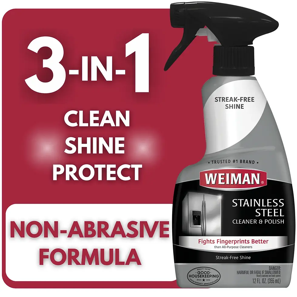 Miniatura: Weiman Stainless Steel Cleaner & Polish Trigger Spray, 12 fl oz