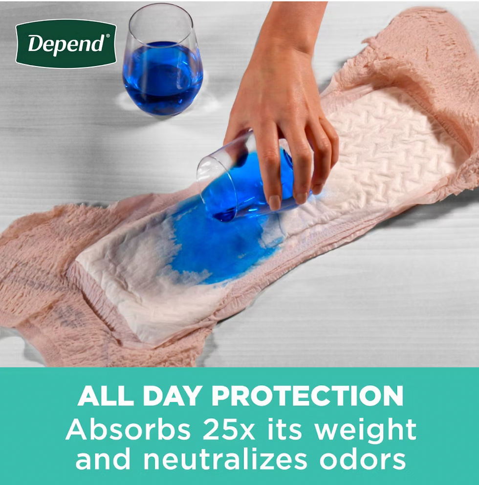 Miniatura: Depend Fresh Protection Adult Incontinence Underwear for Women 18pz Size M