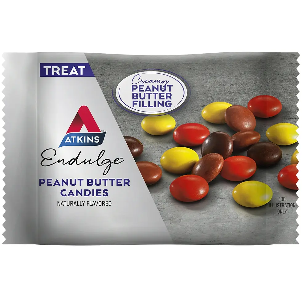 Miniatura: Atkins Endulge Treat, Peanut Butter Candies, Keto Friendly, 5 Count