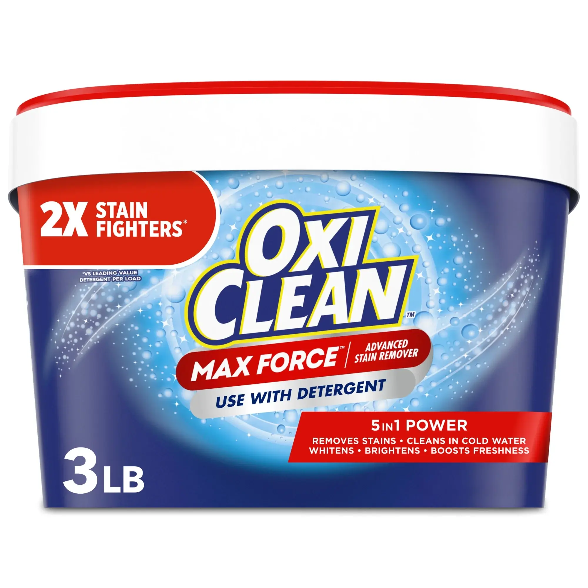 OxiClean Max Force Advanced Quitamanchas en Polvo, tratamiento quitamanchas para