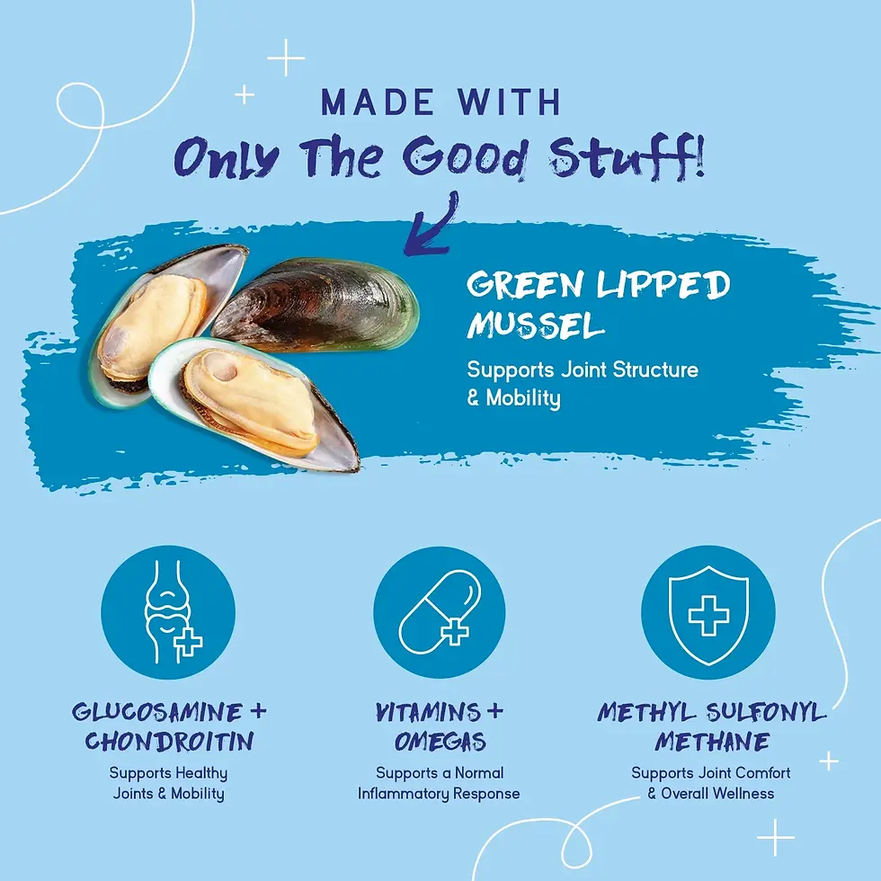 Miniatura: PupGrade Joint Support Soft Chews for Dogs, Glucosamine & Perna Mussel, 120 Coun