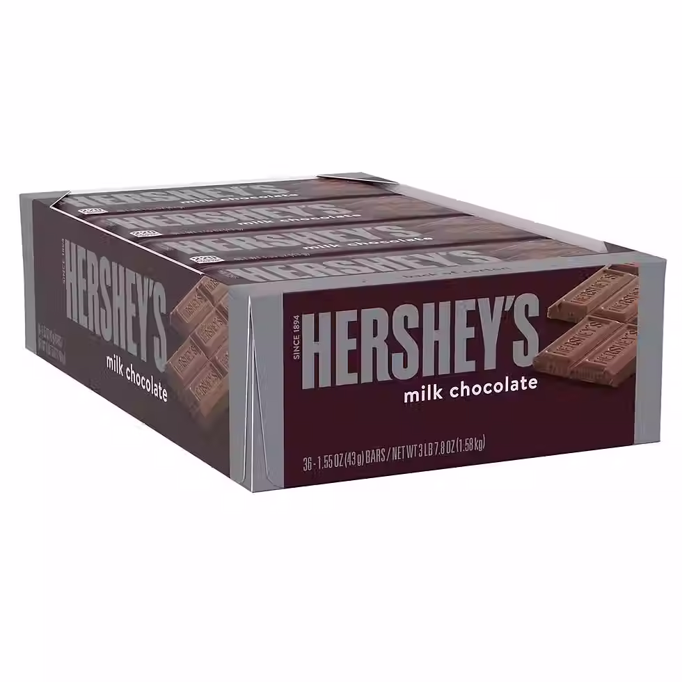 Hershey's Milk Chocolate 36 Barras De 43grs