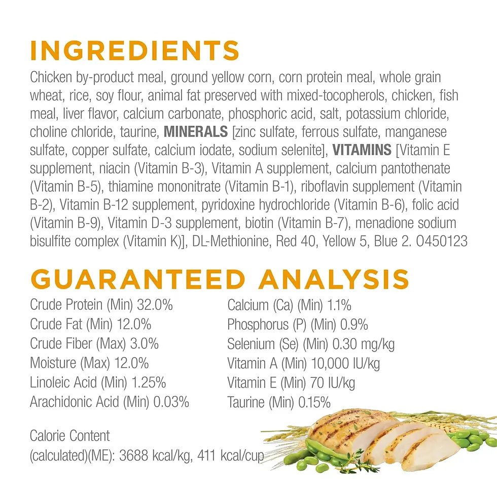 Miniatura: Purina Cat Chow Complete High Protein Dry Cat Food with Real Chicken, 3.15 lb Ba