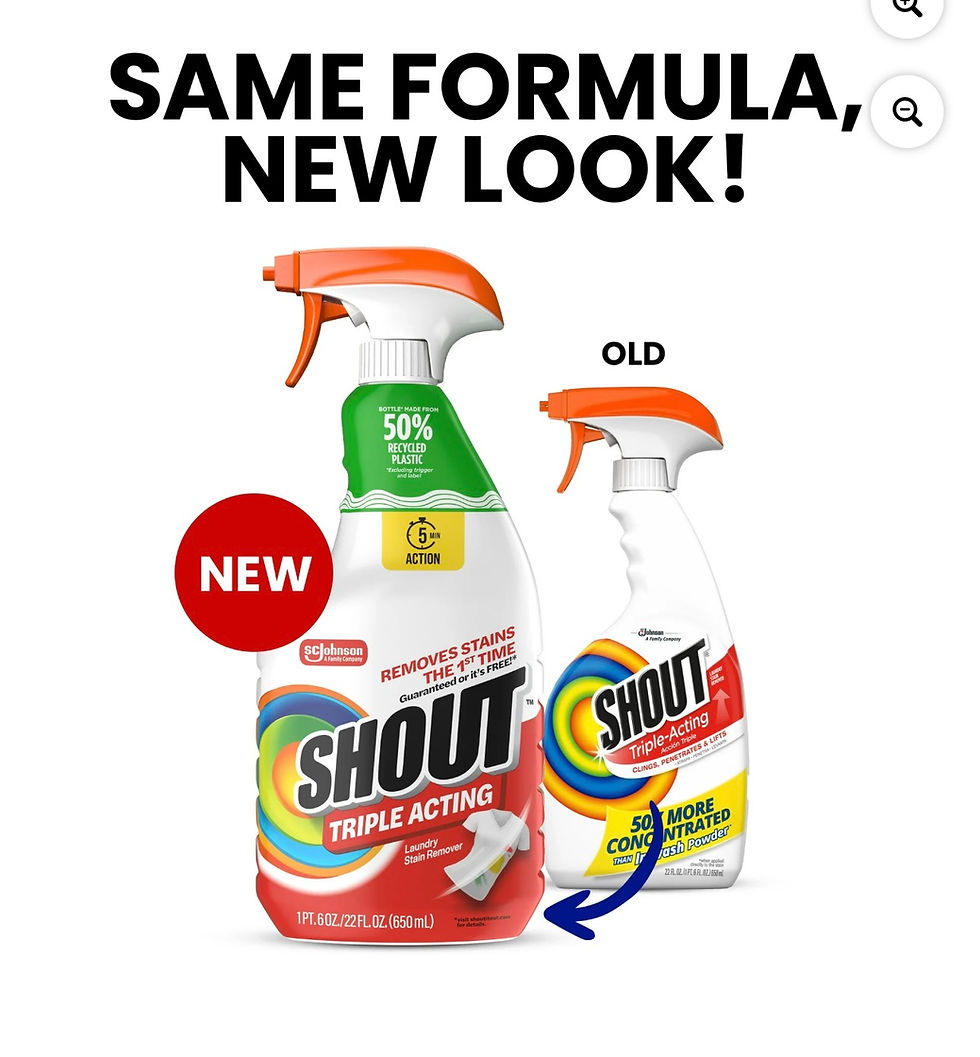 Miniatura: Shout Triple-Acting Laundry Stain Remover, 22 Oz,  5 pack Spray