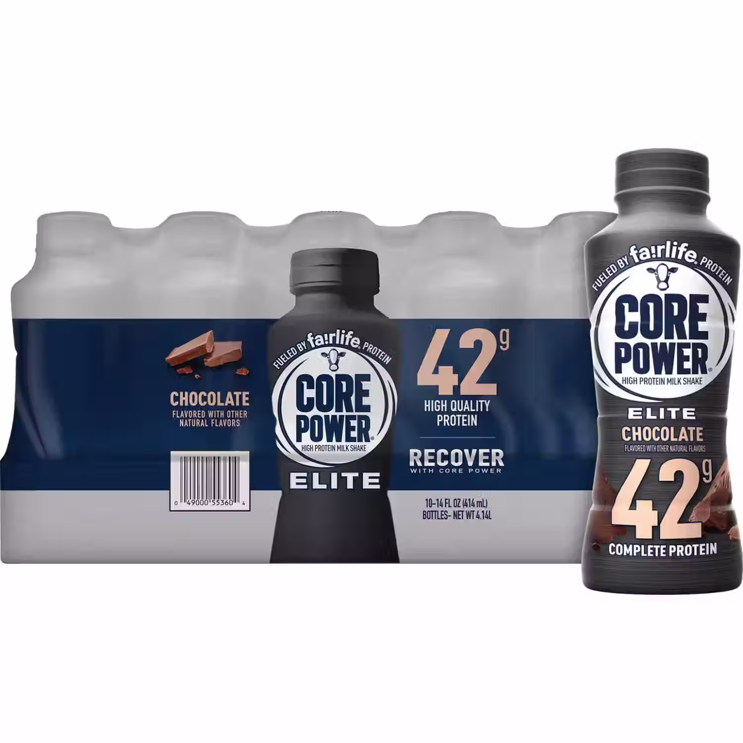 Fairlife Core Power Elite 42g Protein Shake, Chocolate, 14 fl. oz., 10 pk.