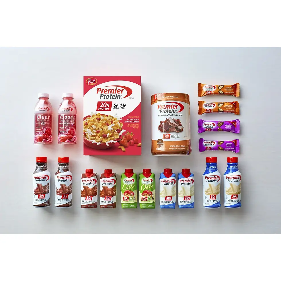 Miniatura: Post Premier Protein Mixed Berry Almond Cereal, High Protein Cereal