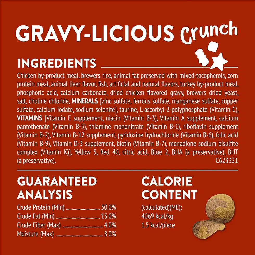 Miniatura: Purina Friskies Cat Treats, Party Mix Gravy-licious Crunch Chicken and Gravy Fla