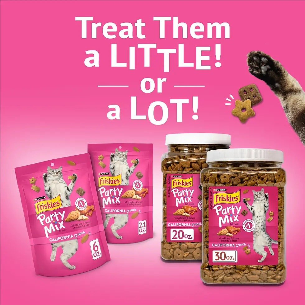 Miniatura: Purina Friskies Party Mix California Crunch With Chicken and Flavors of Turkey a