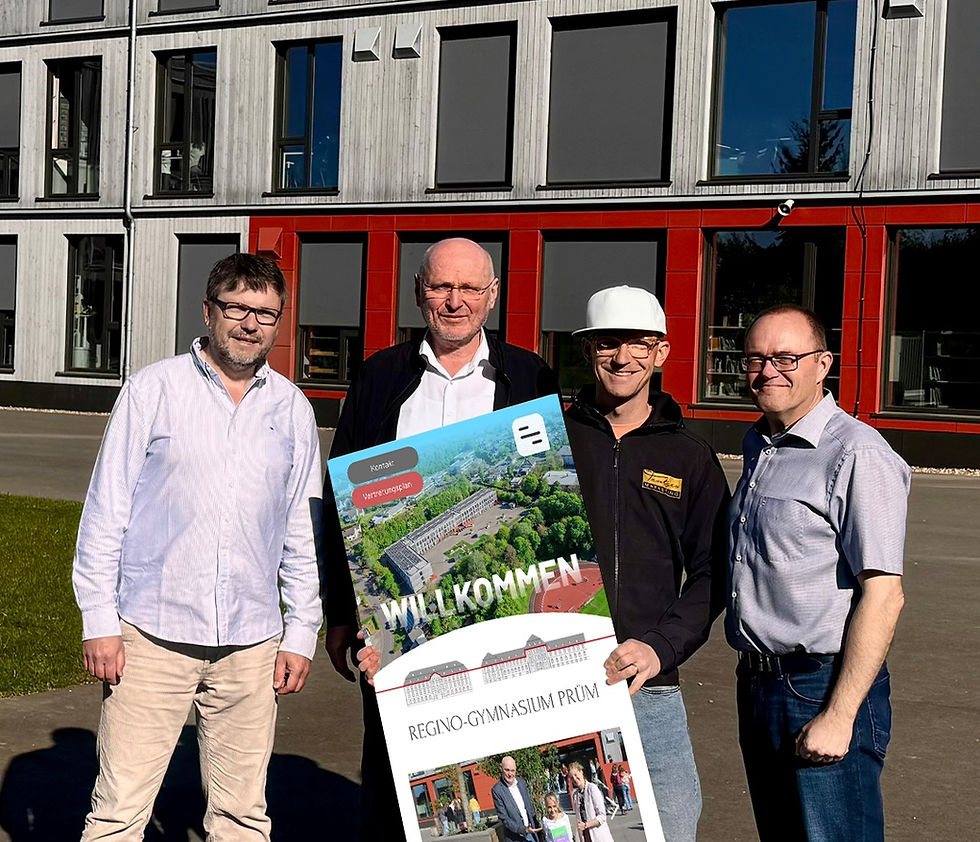Neue Website für das Regino Gymnasium in Prüm.