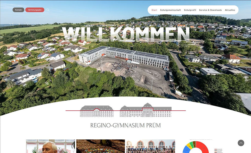 Regino Gymnasium Prüm Tautges Marketing Website Videodreh Agentur Eifel Bitburg Marketing