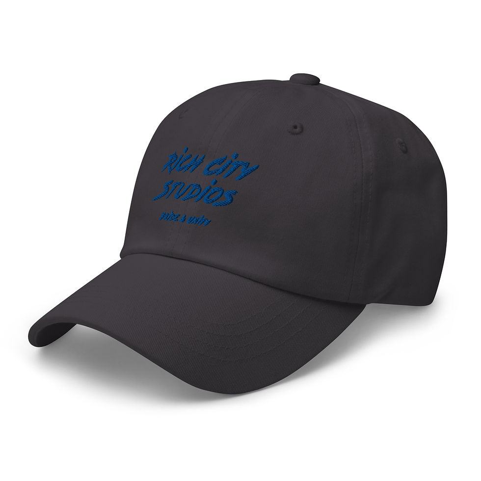 Thumbnail: Dad Hat With Blue Letters
