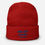 Thumbnail: Embroidered Beanie With Blue Letters