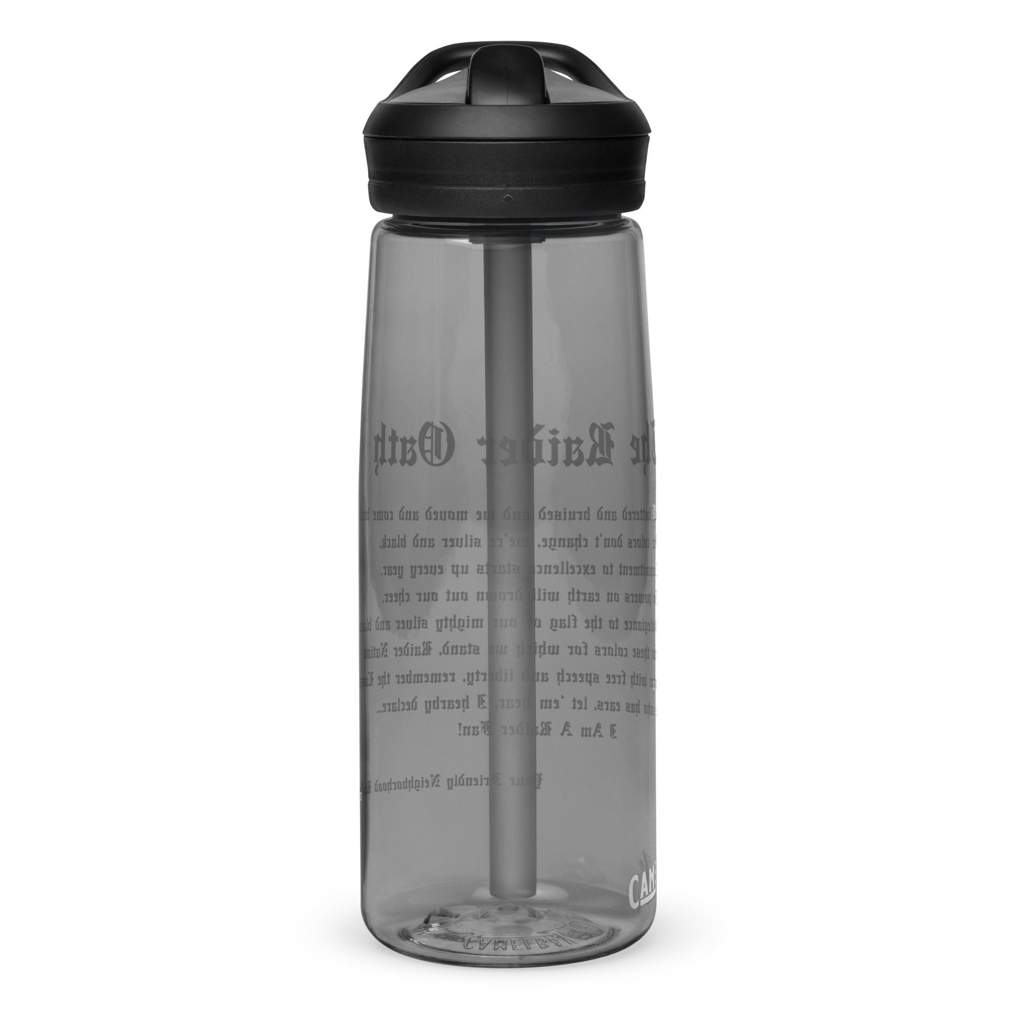 Silver Raider Oath water bottle