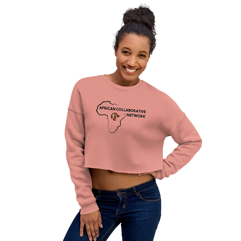 Thumbnail: African Collaborative Network Crop Sweatshirt