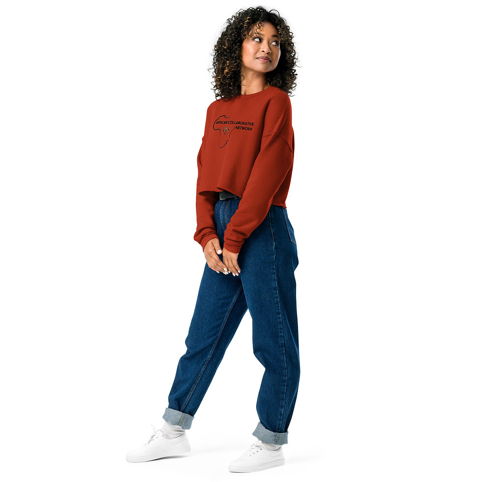 Thumbnail: African Collaborative Network Crop Sweatshirt