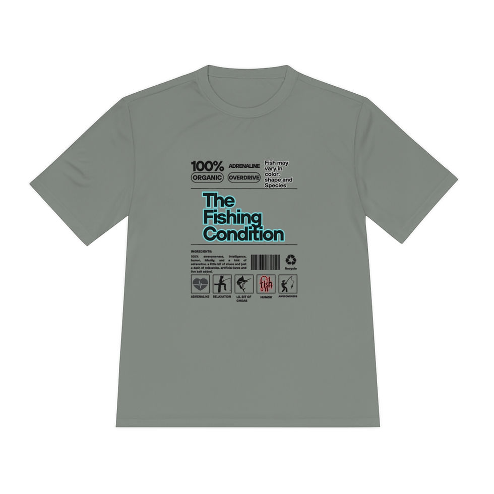 Thumbnail: THE FISHING CONDITION Unisex Moisture Wicking Tee