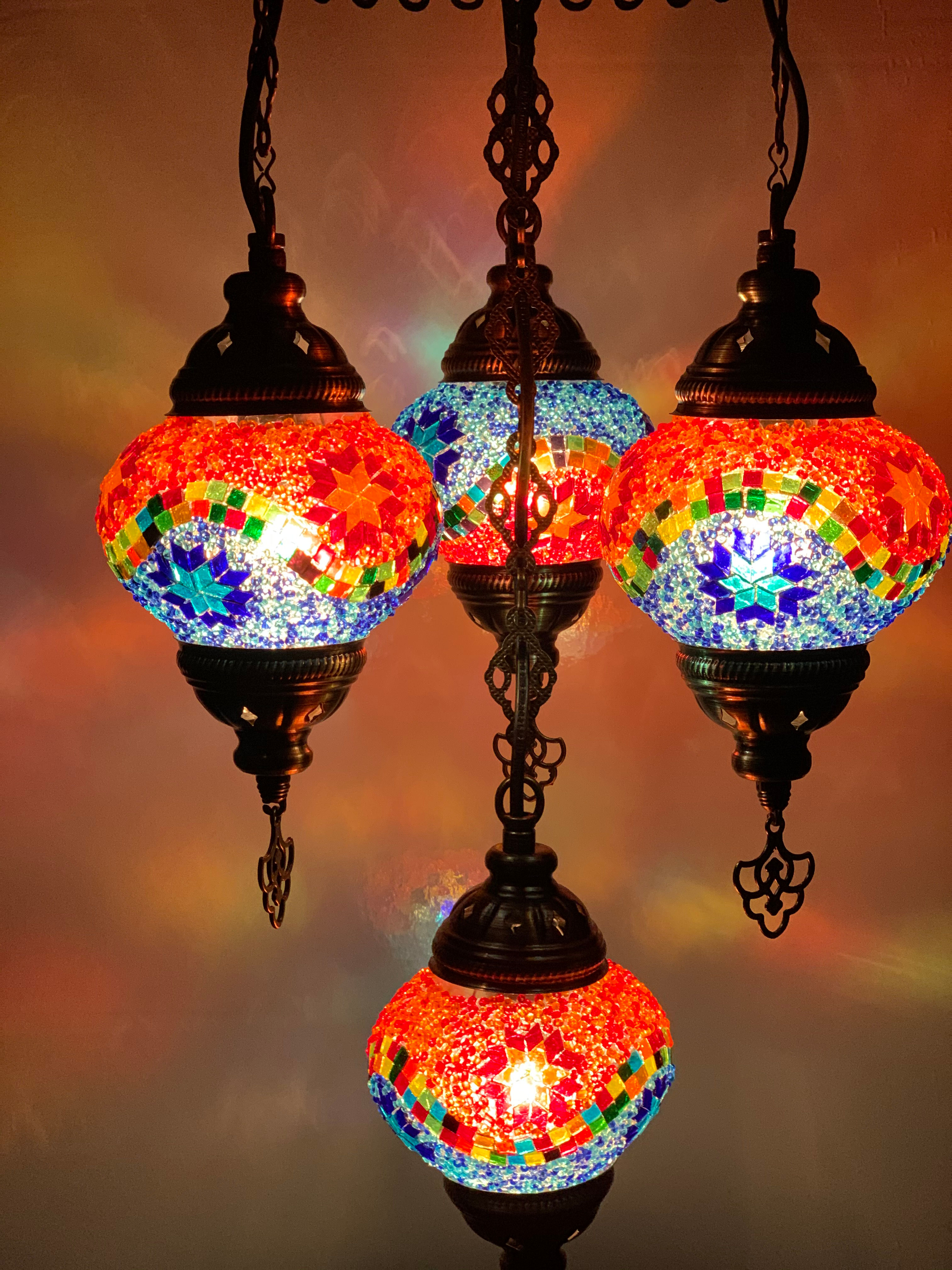 Turkish Chandelier in Multicolour
