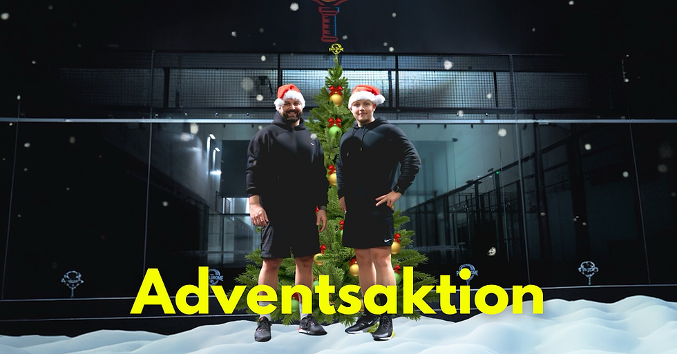 Adventsaktion im Padeldrome – Gewinne jede Woche eine besondere Bescherung!