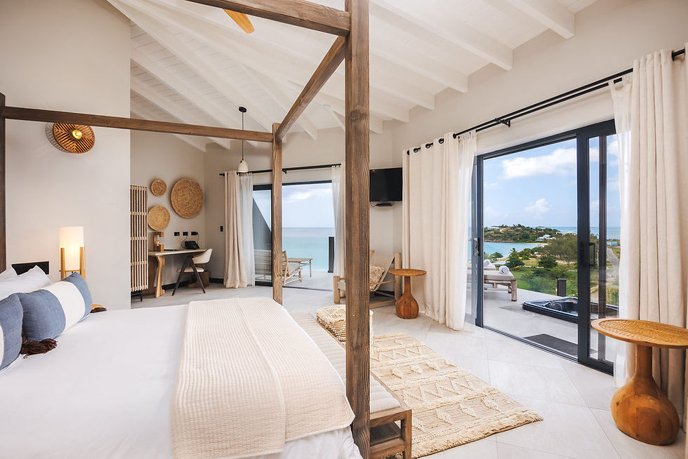 Ocean-view villas at Tamarind Hills Resort and Villas in Antigua