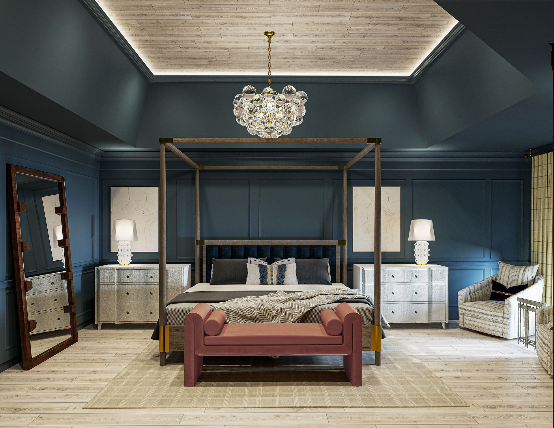 Primary Bedroom design image by LINEN + ORCHID