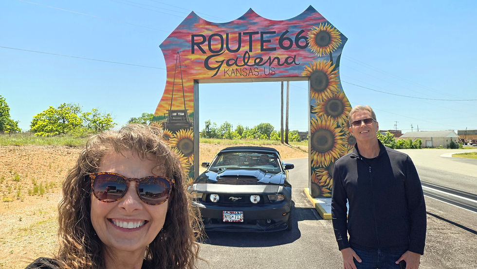 Margaret & Mike on their Route 66 Trip!!