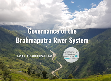 Governance of the Brahmaputra River System