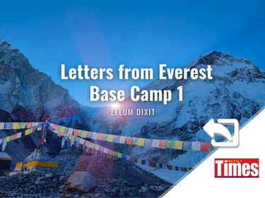 Letters from Everest Base Camp 1