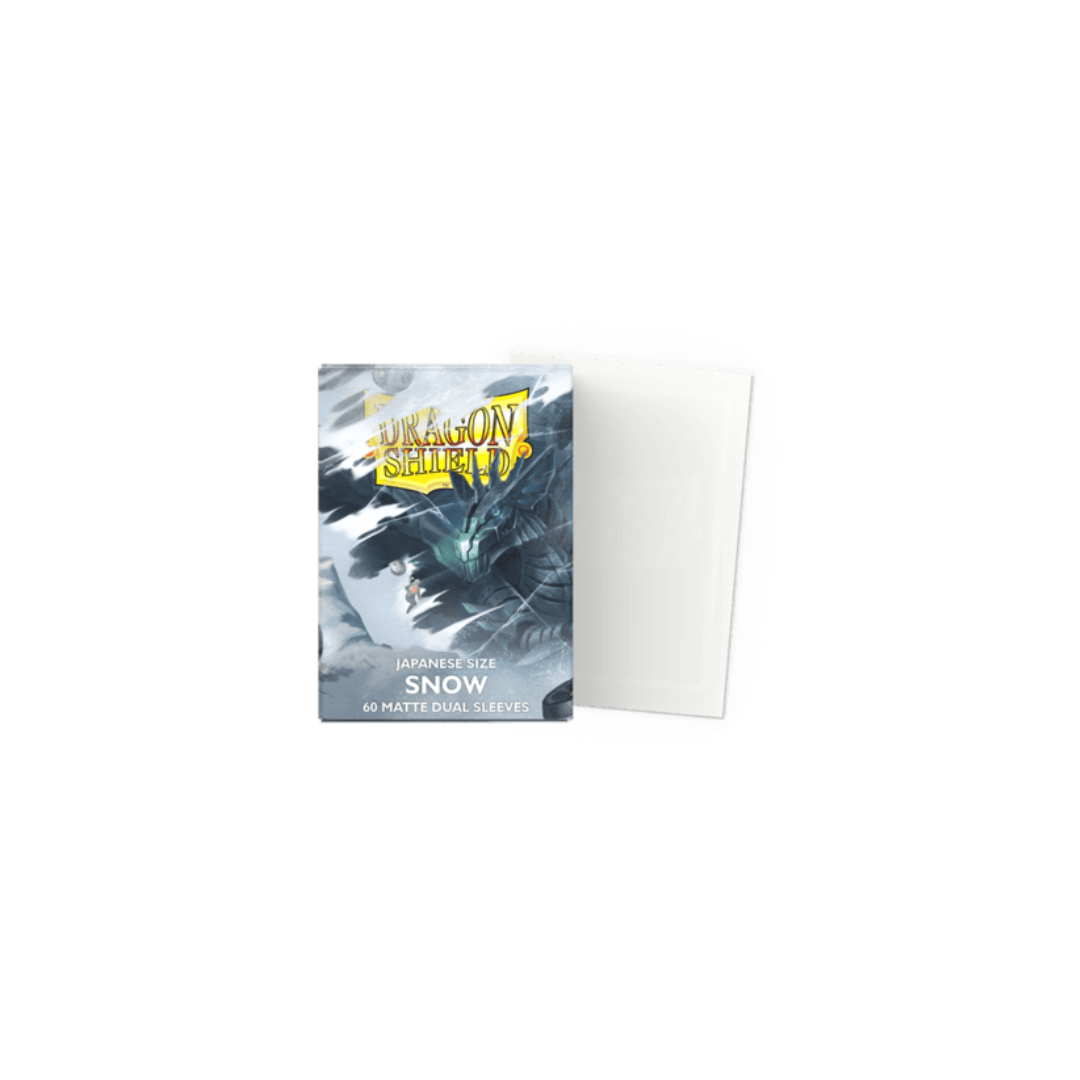 Dragon Shield Sleeves: Standard DUAL- Matte Snow 'Nirin' (100 ct.)