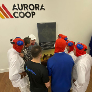 Equipe recebendo uma dica de um instrutor do Gamificou.