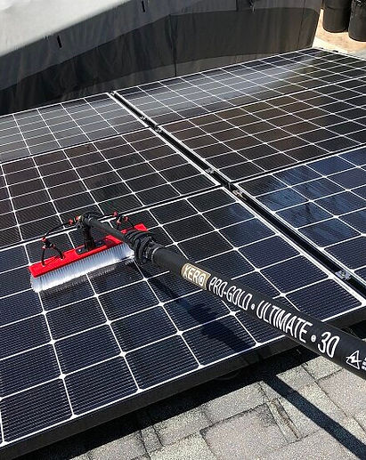 0ine Solar Panel Cleaning