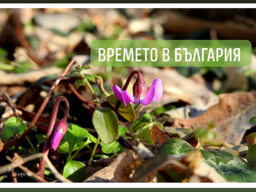 ВРЕМЕТО В БЪЛГАРИЯ
