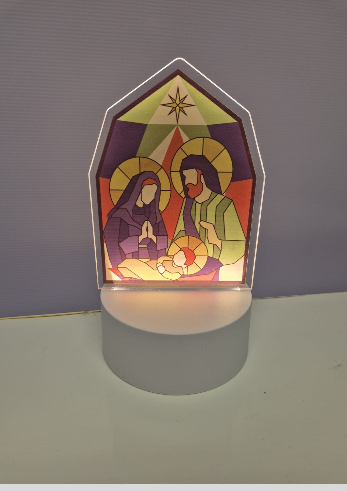 Lysande bil av jesus familj