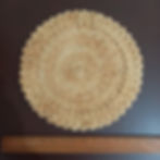 round jute placemat 100% natural fibre handmade elegant table decor