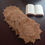 Thumbnail: Jute placemat round placemat handmade 100% natural fibre