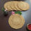 Thumbnail: round jute placemat 100% natural fibre handmade elegant table decor