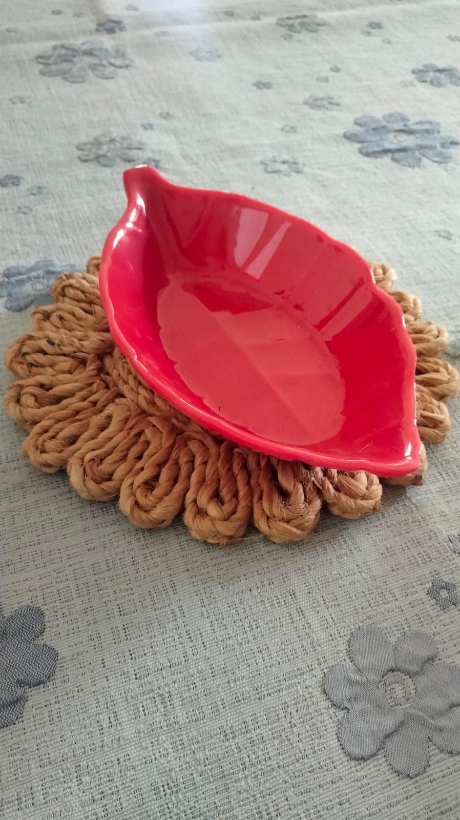 Jute round coaster 100% natural fibre ecofriendly table decor