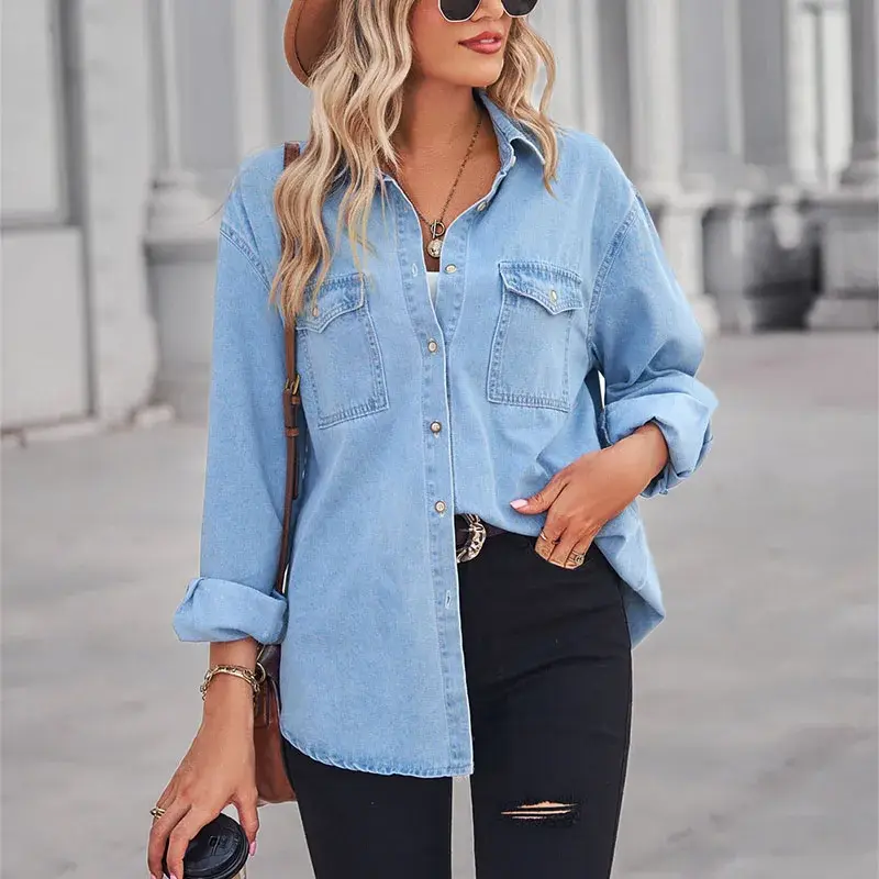 Thumbnail: Womens Vintage Button Down Shirt