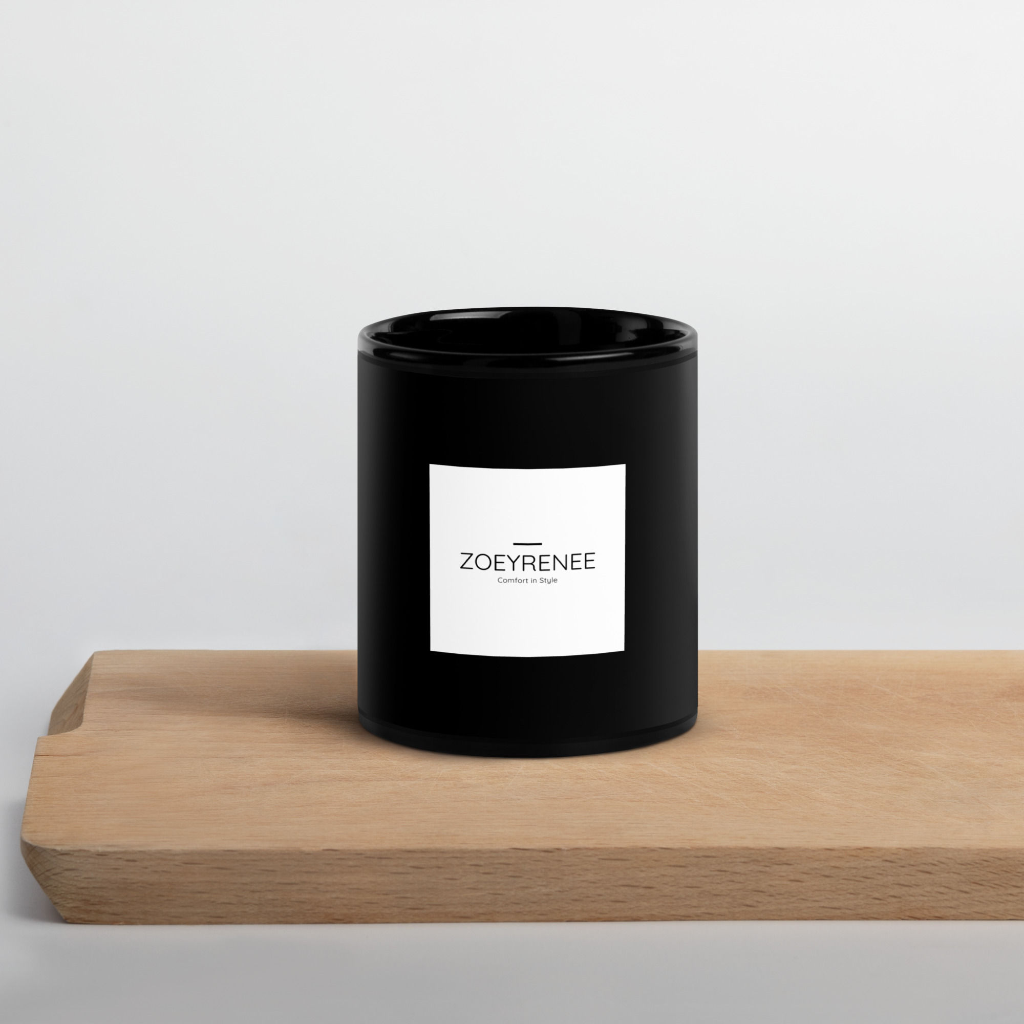 Black Glossy Mug