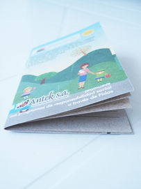 Service brochure small size, printed.