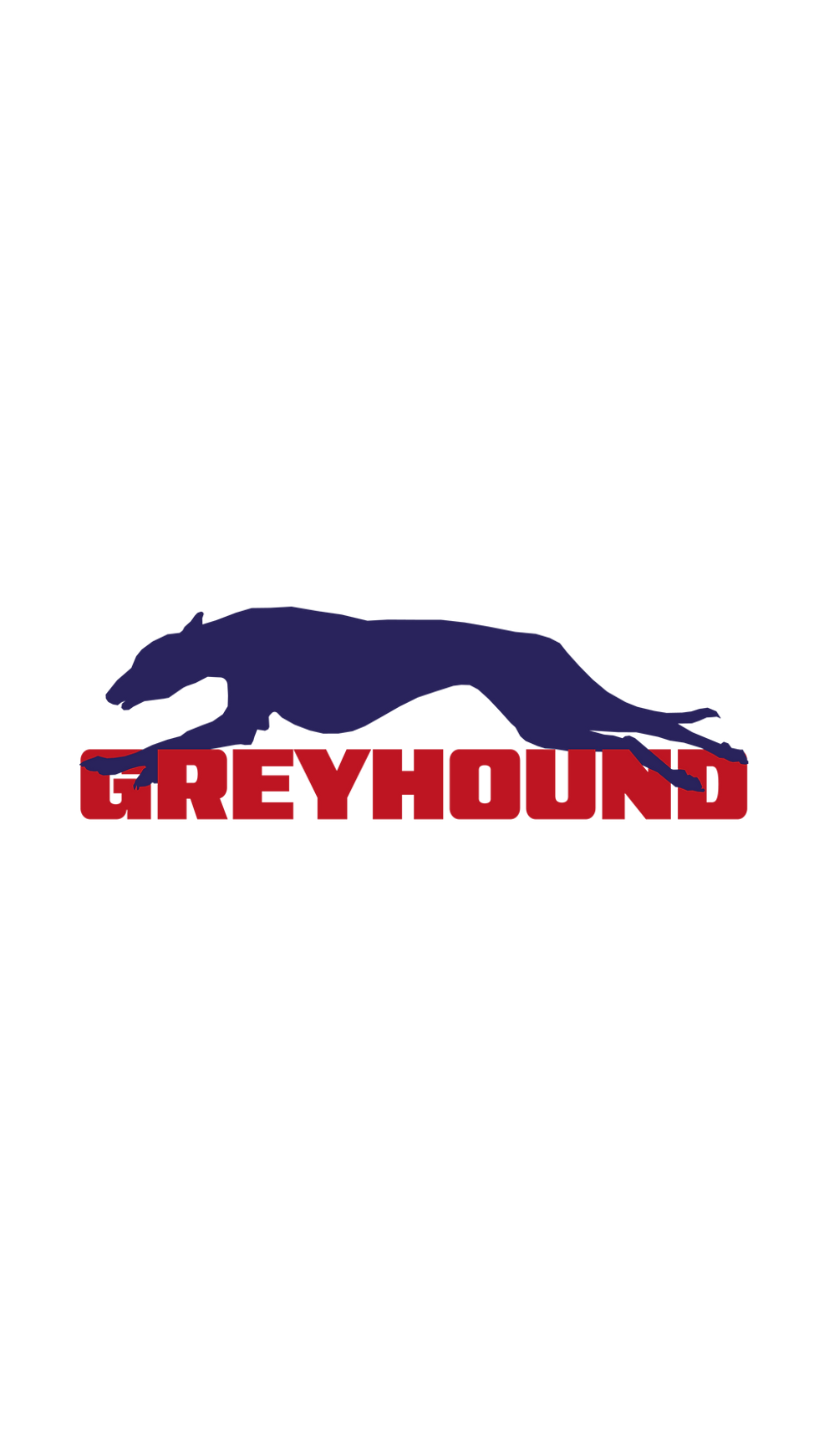 Greyhound. Grafisk design. Logga.