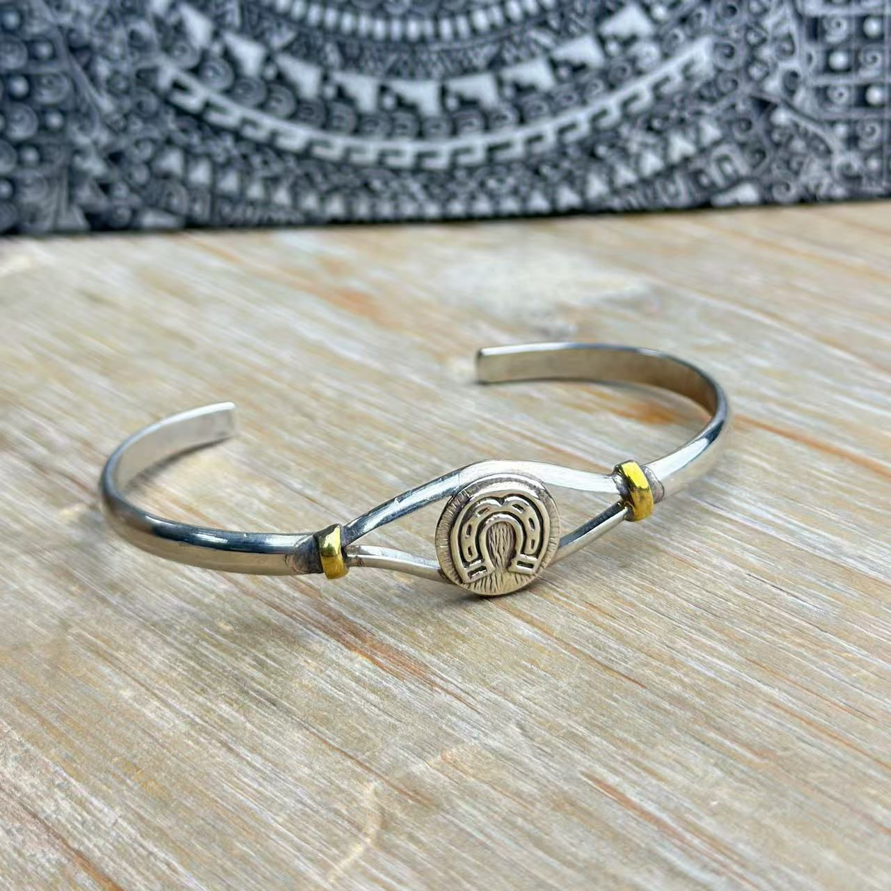 阿根廷“Alpaca” 德銀手鐲 #ACC009