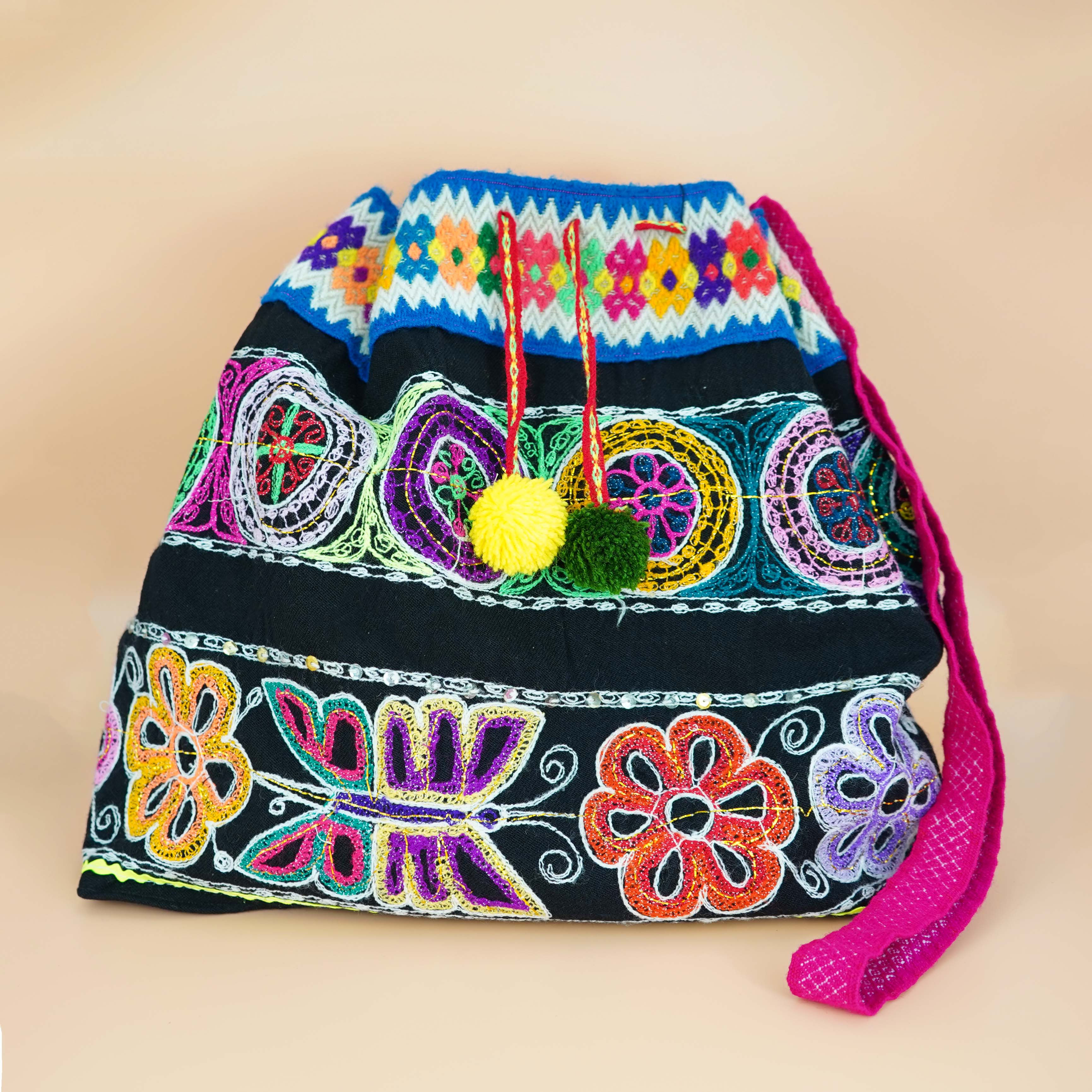 秘魯印加風刺繡袋#PE003