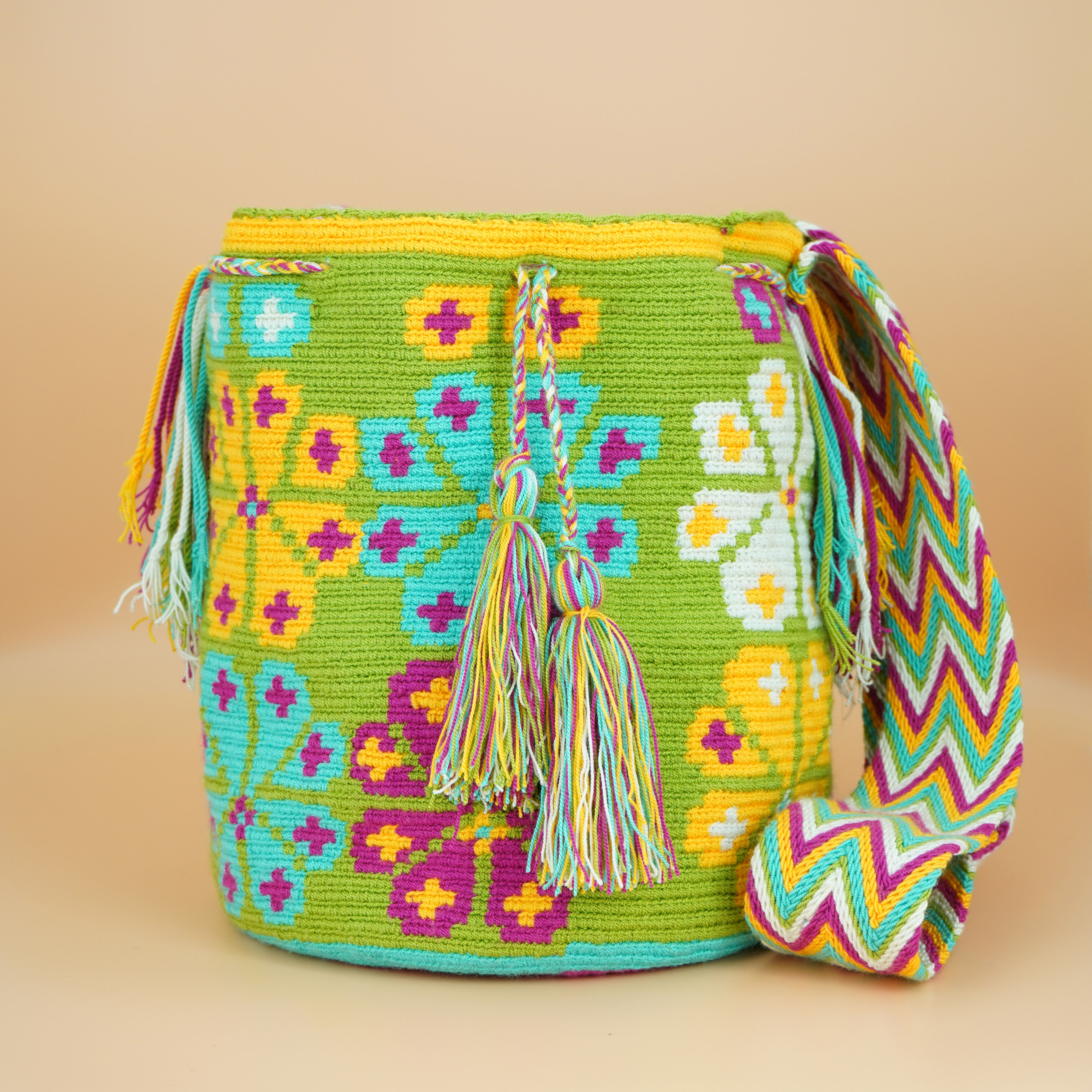 WAYUU - 雙股斜揹 - 大袋 #WU001