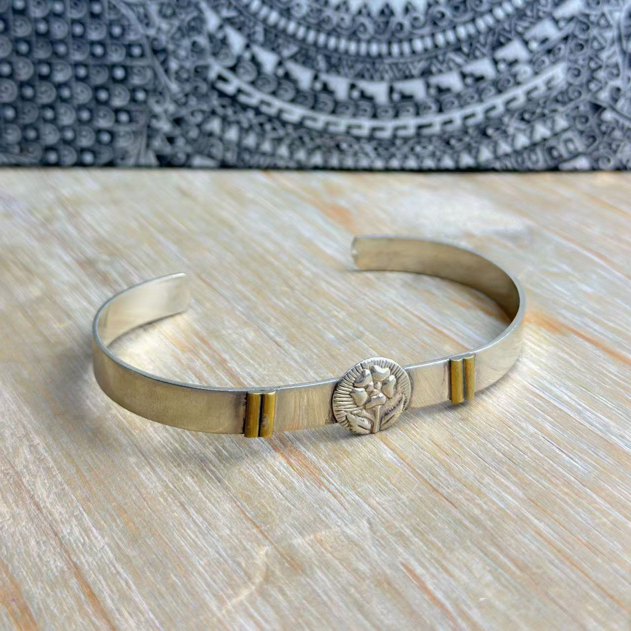 阿根廷“Alpaca” 德銀手鐲 #ACC011