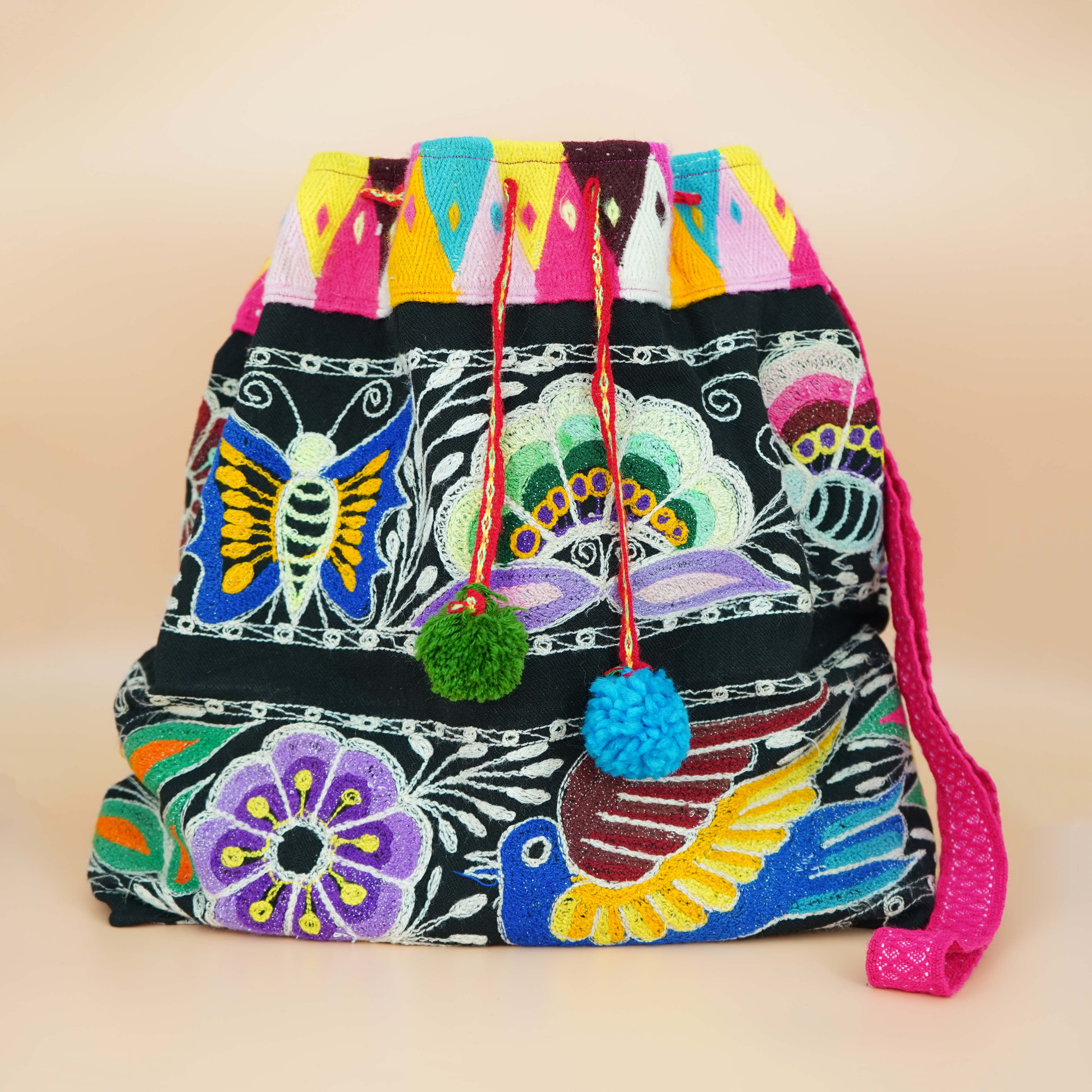 秘魯印加風刺繡袋#PE007