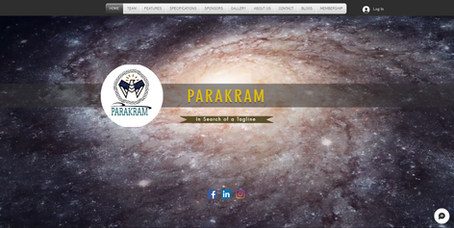 PARAKRAM ENTERS THE WORLD WIDE WEB!
