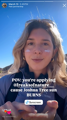 ad example sunscreen