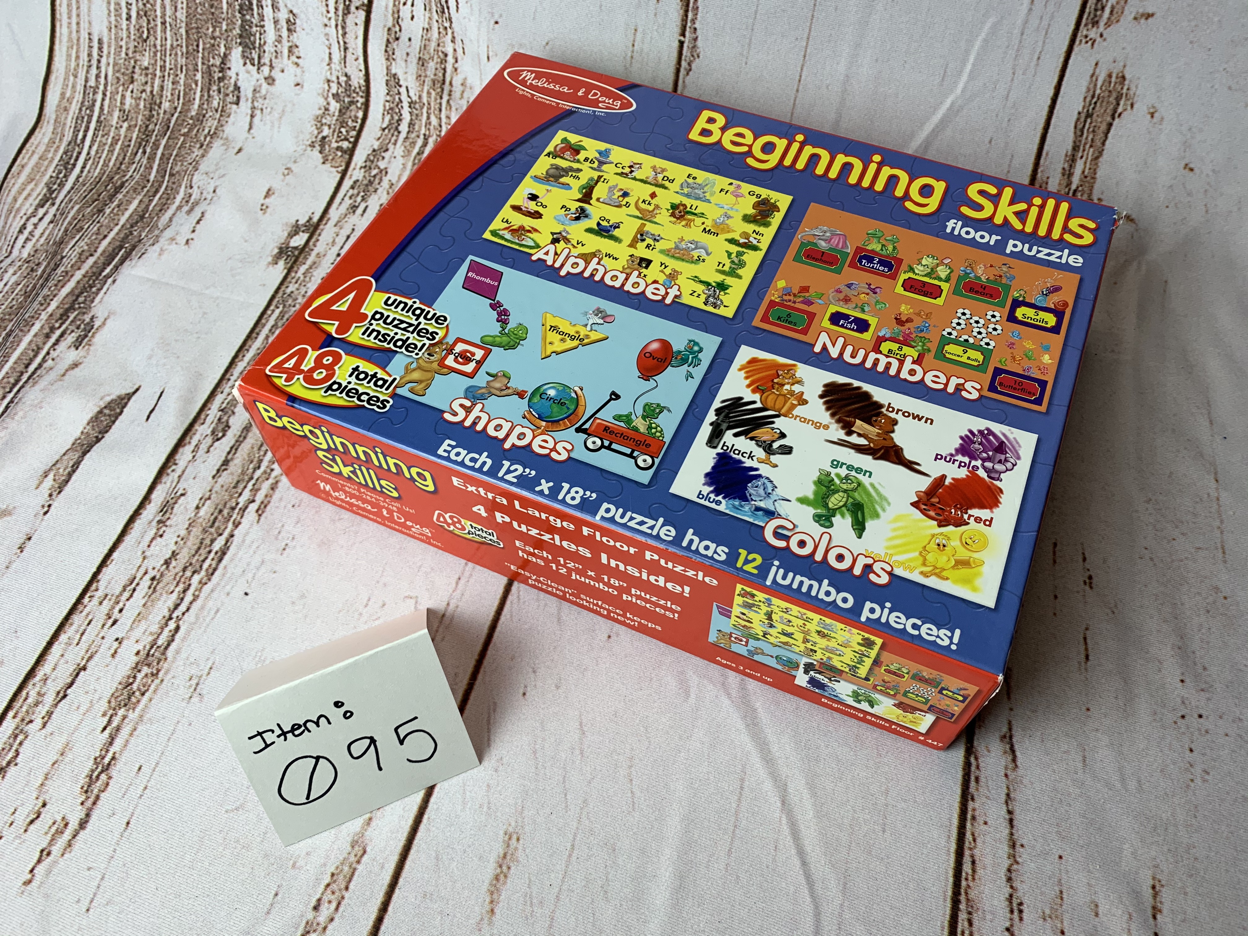 beginning skills floor puzzle